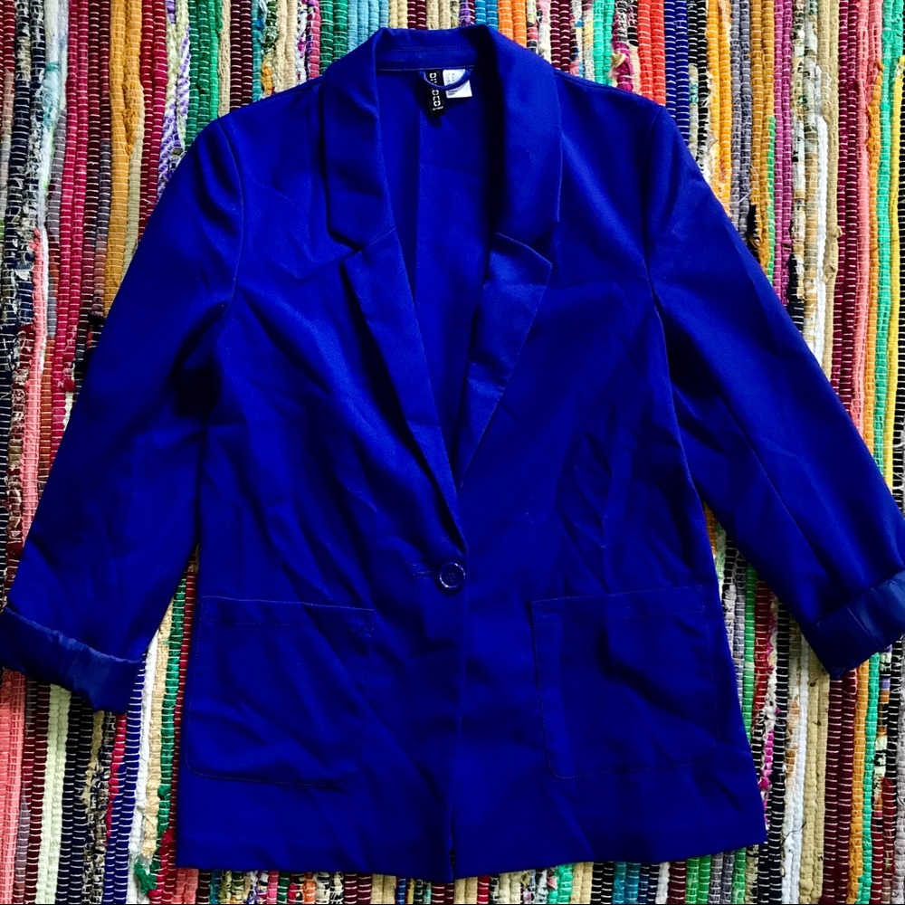 Blue Boyfriend Blazer